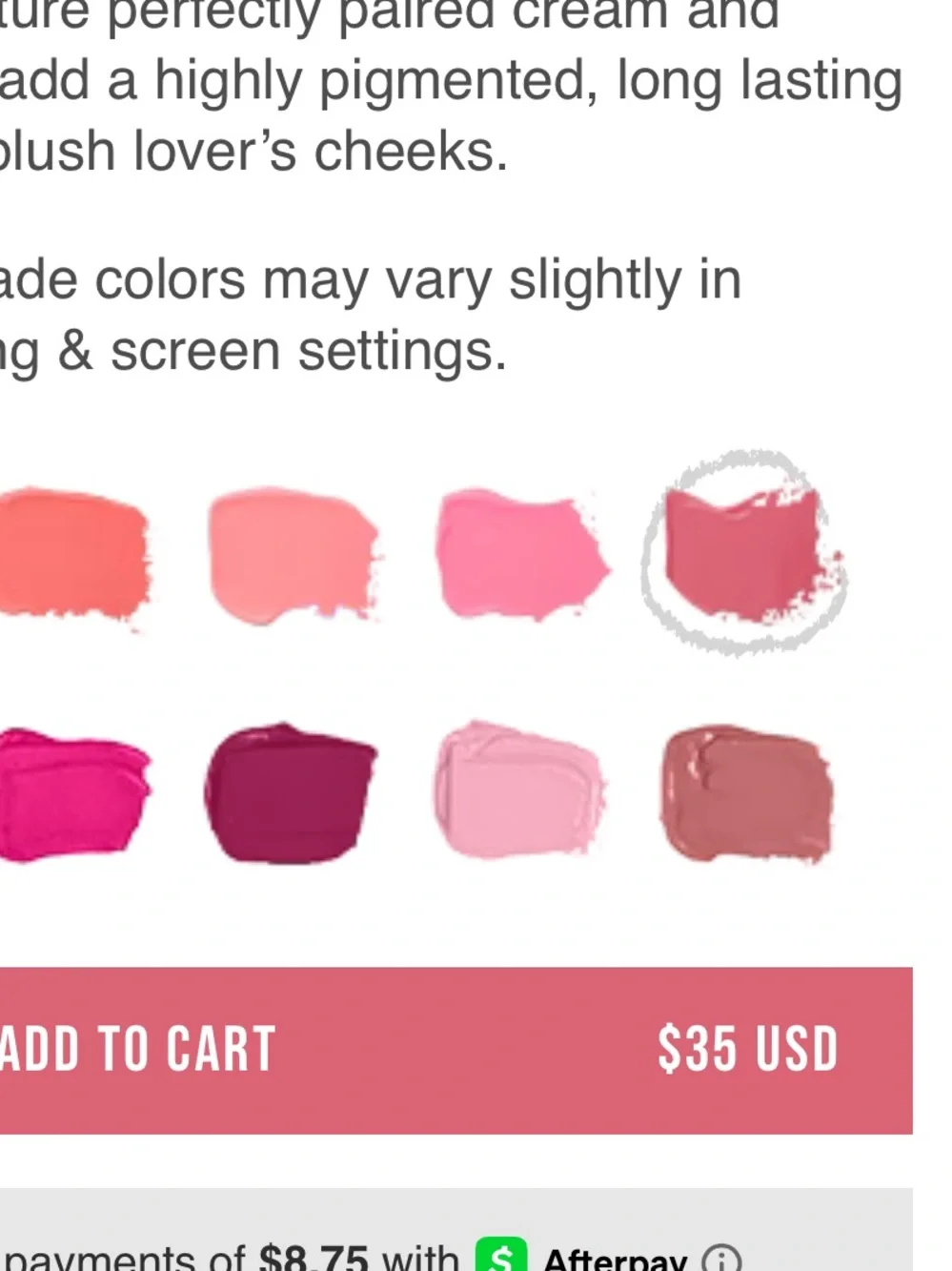 James Charles Painted Blush in Girly Pop